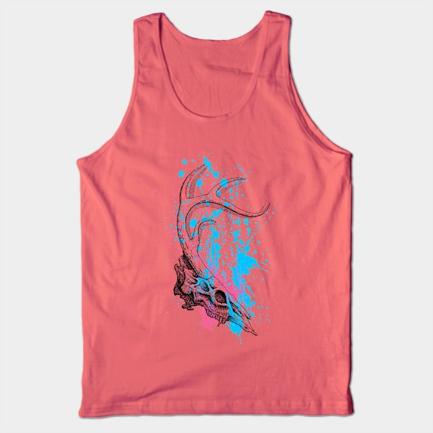 Reindeer Horns Tank Top by ElzeroStudio